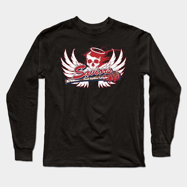 Saviors Jersey Long Sleeve T-Shirt by evilbyzac